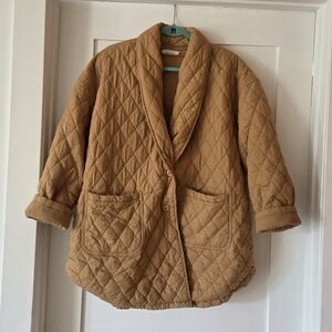 SOLD - Oversized "Curry" Quilted Jacket by Nico Nico • Small